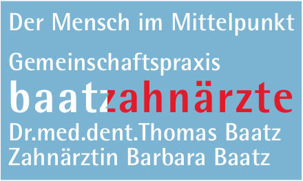 Logo Gemeinschaftspraxis Dr.med.dent. Klaus-Thomas Baatz & Zahnärztin Barbara Baatz