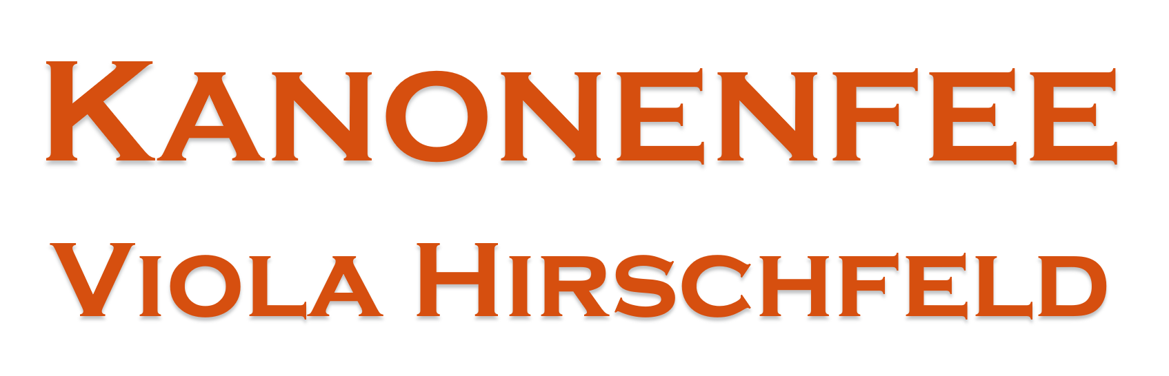 Logo KANONENFEE Viola Hirschfeld