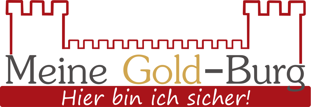 Logo Meine Gold Burg: Hier bin ich sicher!