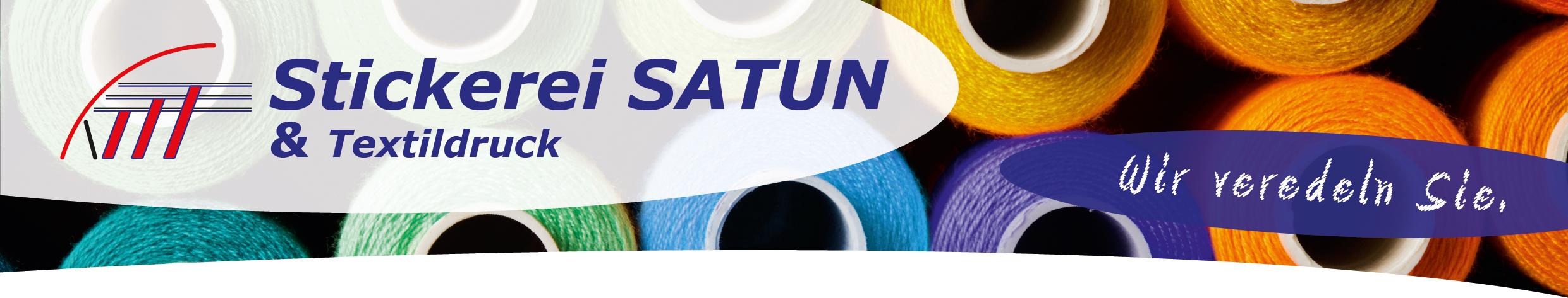 Logo Stickerei SATUN & Textildruck