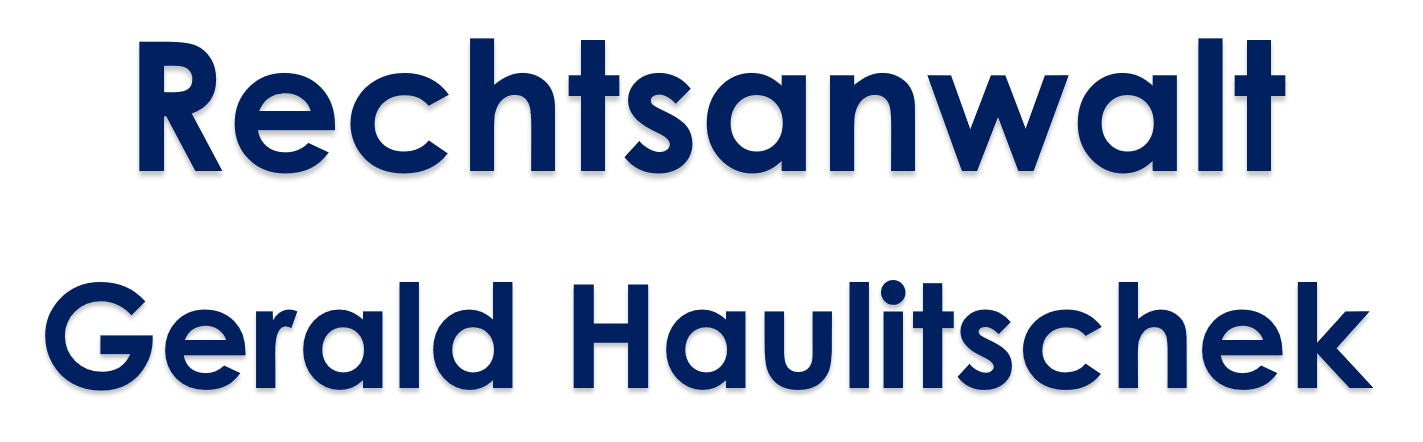 Logo Rechtsanwalt Gerald Haulitschek