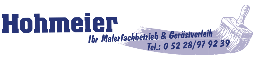 Logo Hohmeier Malerbetrieb und Gerüstverleih