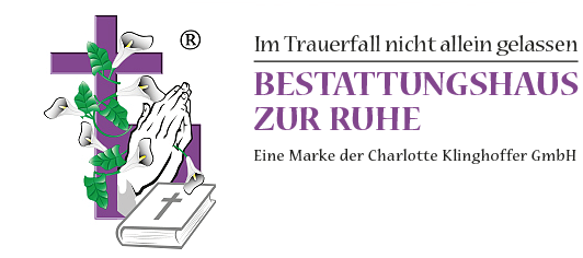 Logo Bestattungshaus Zur Ruhe Eine Marke der Charlotte Klinghoffer GmbH