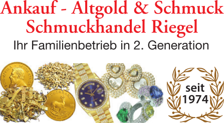 Logo Münzen- und Schmuckhandlung GERHARD RIEGEL