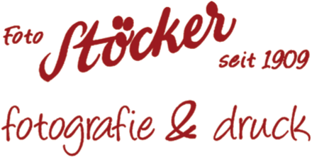 Logo Foto Stöcker seit 1909 fotografie & druck