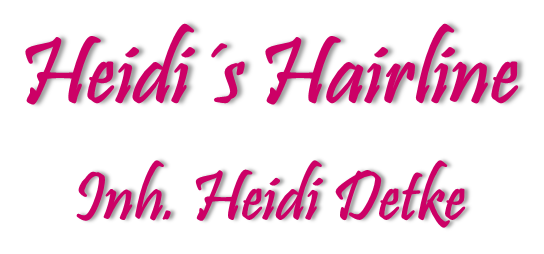 Logo Heidi´s Hairline Inh. Heidi Detke